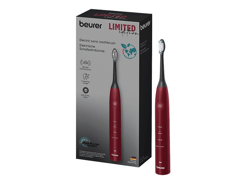 Beurer 105.47 SC30 Cherry Schallzahnbürste Schwarz