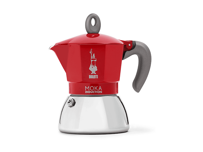 Moka Da Induzione Bialetti Moka Induction Red 4 Tz