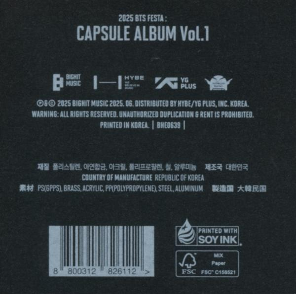 BTS | 2025 BTS FESTA : CAPSULE ALBUM Vol.1 - (CD) | MediaMarkt