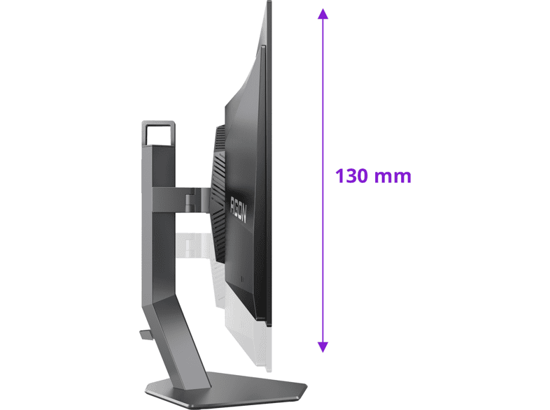 AOC AG276UZD 26,5 Zoll Monitor, UHD 4K, 0,03 ms Reaktionszeit, 450 cd/m², 240 Hz, Schwarz — Foto 5 von 5