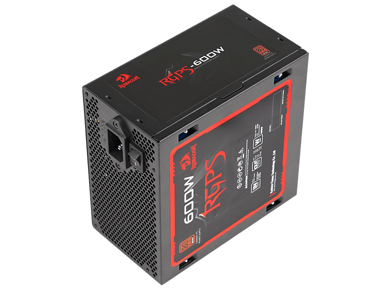 Zasilacz REDRAGON GC-PS024 600W 80 Plus Bronze Czarny