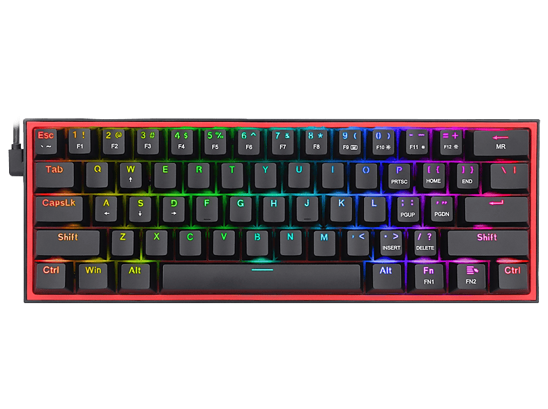 Klawiatura Redragon K617 Fizz RGB czarna