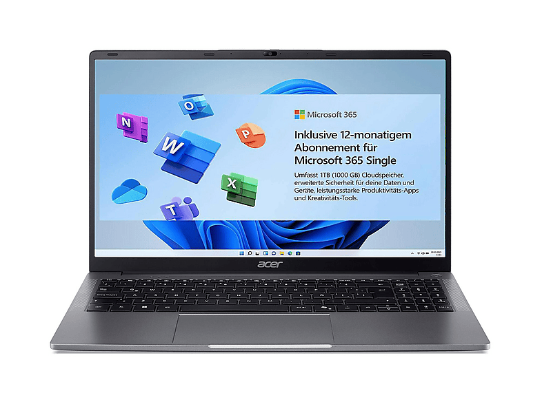 ACER Aspire Lite 15 (AL15-32P-C2A2) - 15,6 Zoll - Intel® Celeron® N4500 - 4 GB - 128 GB - Intel® UHD Graphics - Windows 11 Home