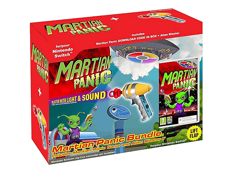 Nintendo Switch Martian Panic (con pistola) (Código en la caja)