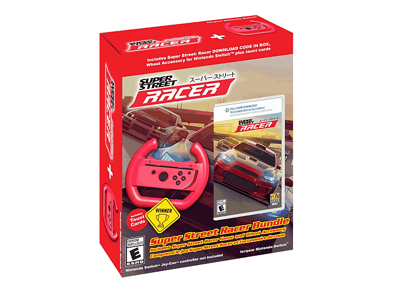 Nintendo Switch Super Street: Racer (con volante) (Código de descarga)