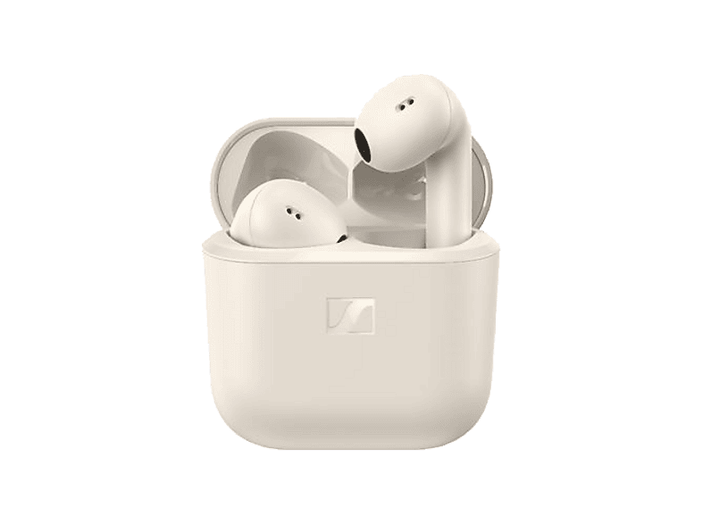 Auriculares True Wireless - Sennheiser Accentum Open, 28h Autonomía, Bluetooth, IPX4, Diseño Abierto, Crema