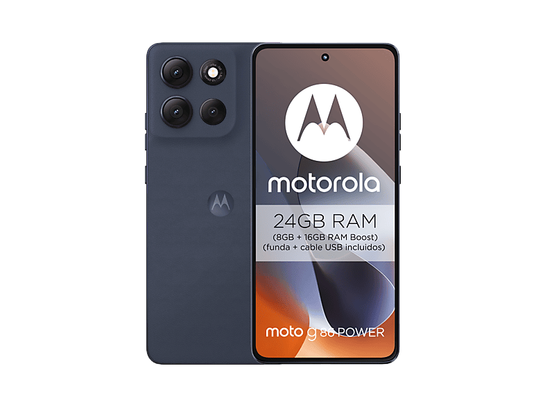 motorola g86 power, Azul, 512 GB, 8 GB RAM, 6.67 Display, MediaTek Dimensity 7300, 6720 mAh