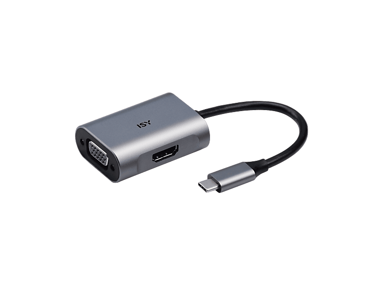 ISY USB-C naar HDMI en VGA Adapter