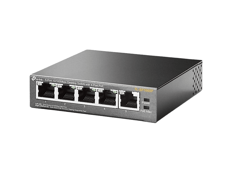 Tp-link Tl-sf1005p 5-port 10/100mbps Switch W/ 4 Poe Port