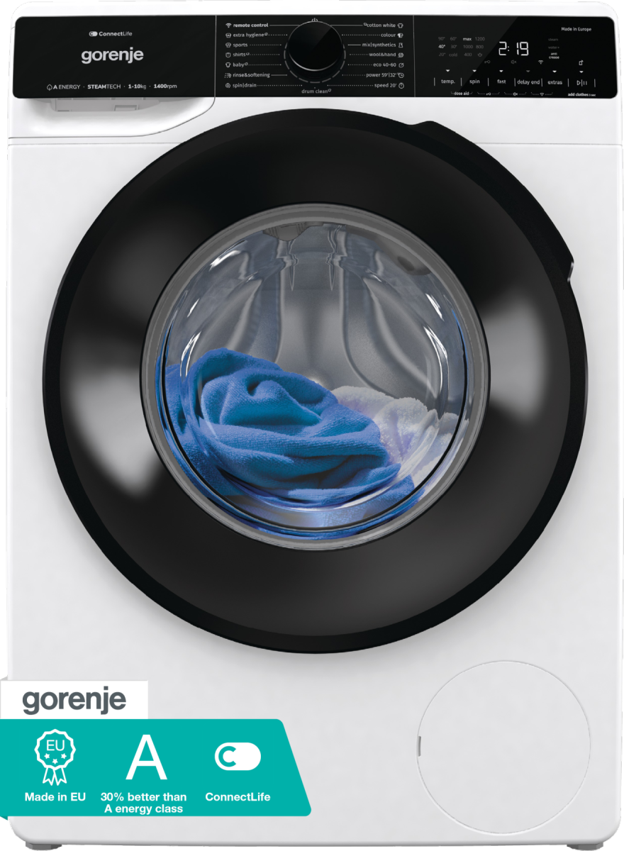 GORENJE WPNA14A3PWIFI Elöltöltős mosógép