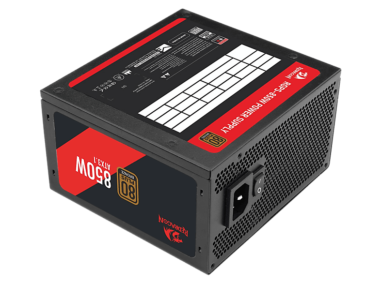 Zasilacz REDRAGON GC-PS030 850W ATX 3.1 80 Plus Bronze Czarny