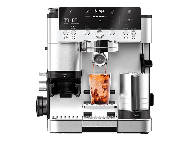 Ekspres kolbowy NINJA Luxe Café Premier ES601EU Srebrny