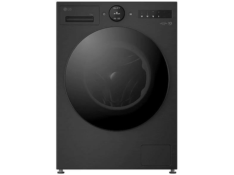 Pralka ładowana od frontu LG F4X7513TBB Matowa czerń
