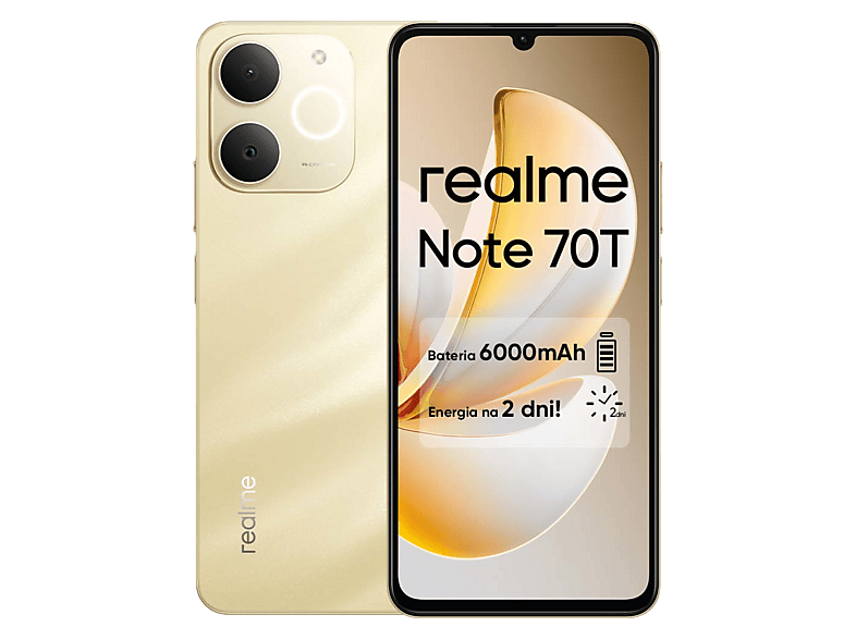 【まとめ買い〇⠀】realme Note 70T 128GB ビーチゴールド REALME Note 70T 4/128GB Beach Gold | Gigatron