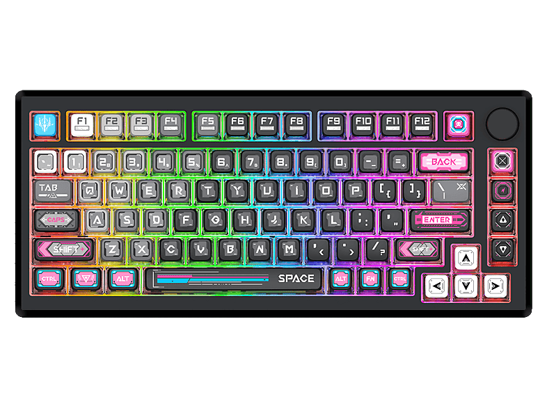 Klawiatura REDRAGON K732MC-RGB-PRO Uranus PRO Czarno-szary