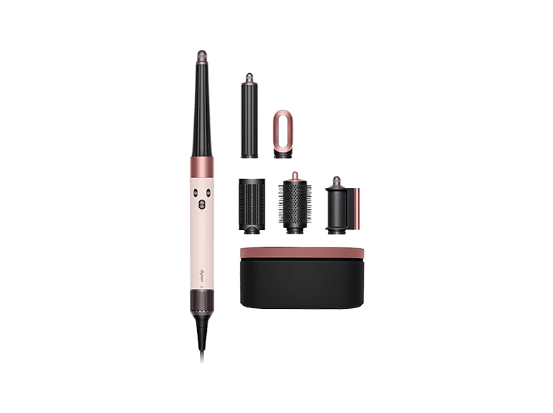 Moldeador - Dyson Airwrap i.d.™, Bluetooth®, Tecnología iónica, 3 Velocidades, Ceramic Pink/ Rose Gold