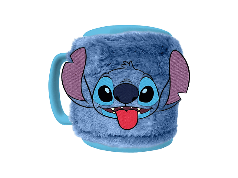 Taza - Sherwood Stitch Peluche, 440 ml, Cerámica, Tejido de Felpa con Cierre Velcro