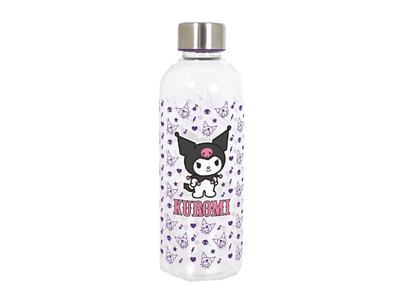 Botella - Sherwood Kuromi, 850 ml, Tapón de rosca metálico, Libre BPA
