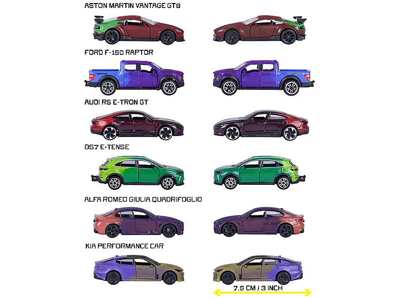 Thumbnail - MAJORETTE Color Changers Premium Cars Spielzeugauto