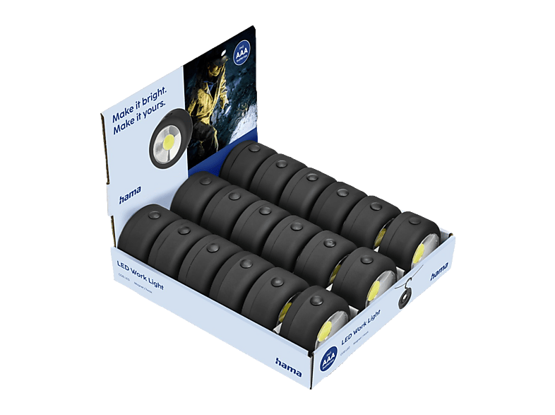 Thumbnail - HAMA W140, Magnet, mit Batterien, LED-Arbeitsleuchten-Set