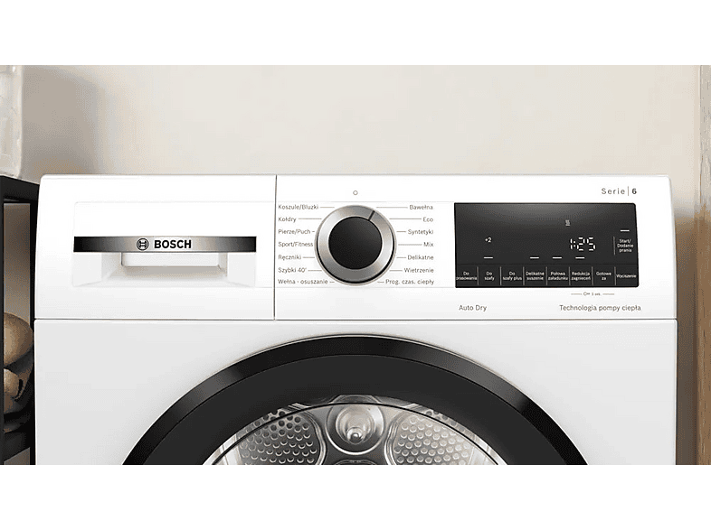 BOSCH Serie 6 WQG241ALPL 9 kg z pompą ciepła AutoDry EasyClean Filter SensitiveDrying System Program Super 40’ – zdjęcie 2
