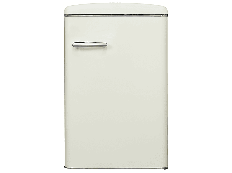 Ok.-Ggv OFR 112 E W Retro Kühlschrank (E, 875 mm hoch, Magnolienweiss)