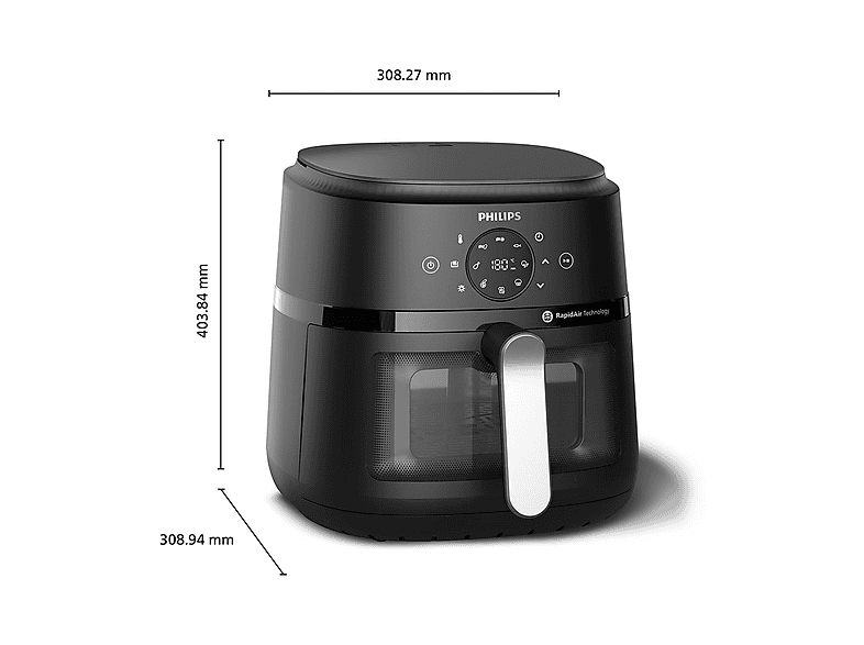 PHILIPS NA231/00 Airfryer 2000 Series 6.2L Heißluftfritteuse