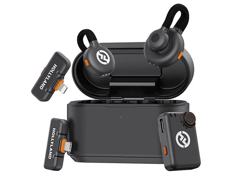 Mikrofon bezprzewodowy HOLLYLAND Lark M2S Ultimate Combo Grafitowy – zdjęcie 2