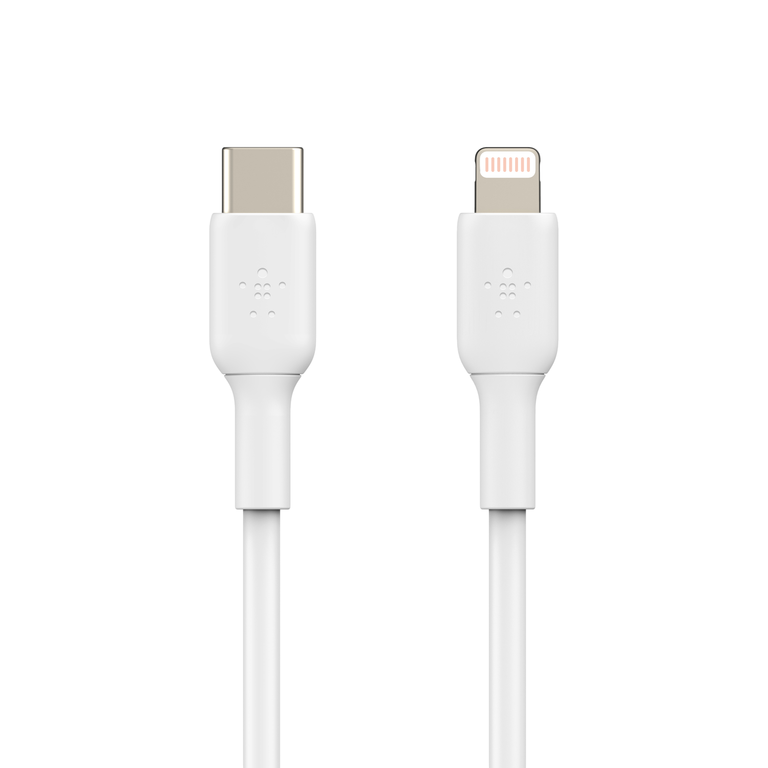 Belkin Usb'c Naar Lightning Oplaadkabel ' Pvc (incl. 1m Kabel 2m Wit)