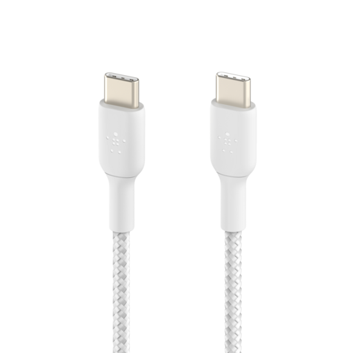 Belkin 240W USB-C Charge Cable Braided PCR (3m, White)