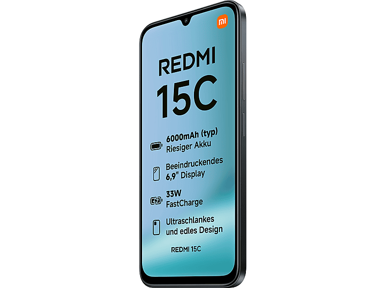 Xiaomi Redmi 15C 128GB DS Black 6,9 EU (4GB) Android
