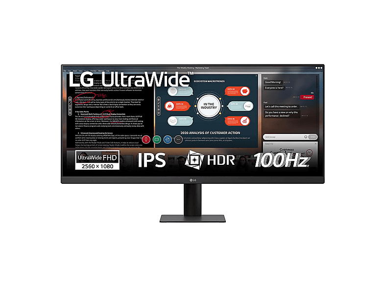 Monitor LG UltraWide 29U511A-B 29 WFHD IPS 100Hz HDR10 Czarny