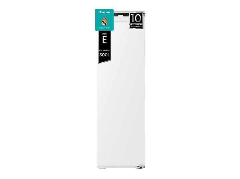 Frigorífico una puerta integrable - Hisense RL3B303SAWE, No Frost, 177.2 cm, 280 l, Multi Air Flow, Motor Inverter, Sin panelar