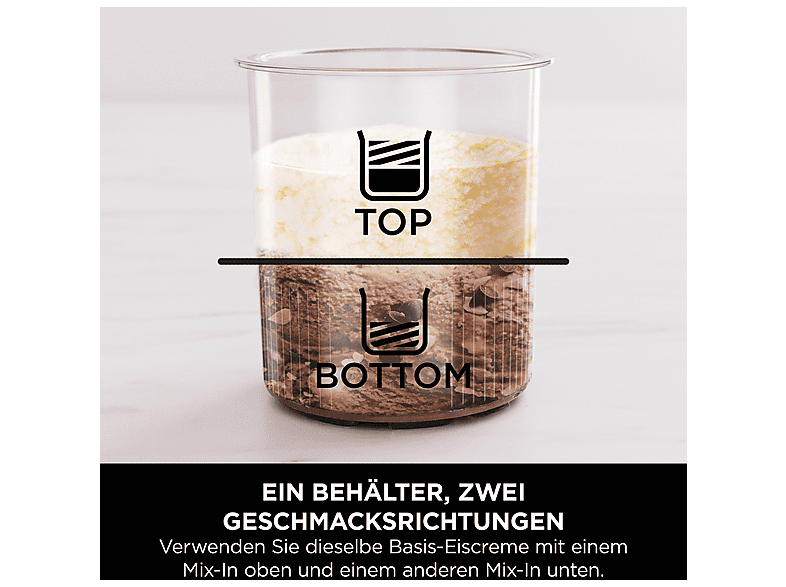 NINJA Creami Deluxe Eis-und Eisgetränkmaschine (800 Watt, 709 ml, Schwarz/Silber) — Foto 5 von 5