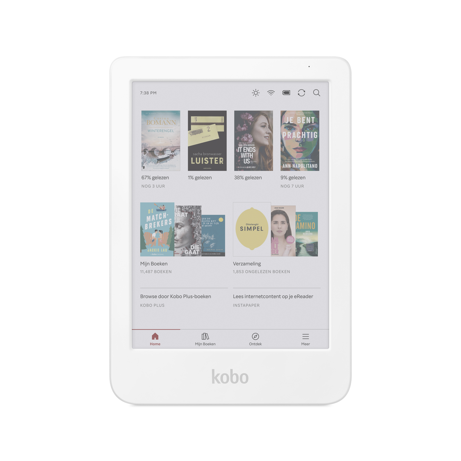 Kobo Clara Colour E-reader Wit