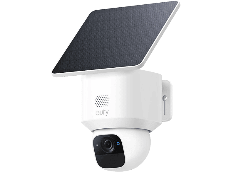 Cámara de vigilancia IP - Eufy SoloCam E30, 2K, Función visión nocturna, 360°, Blanco