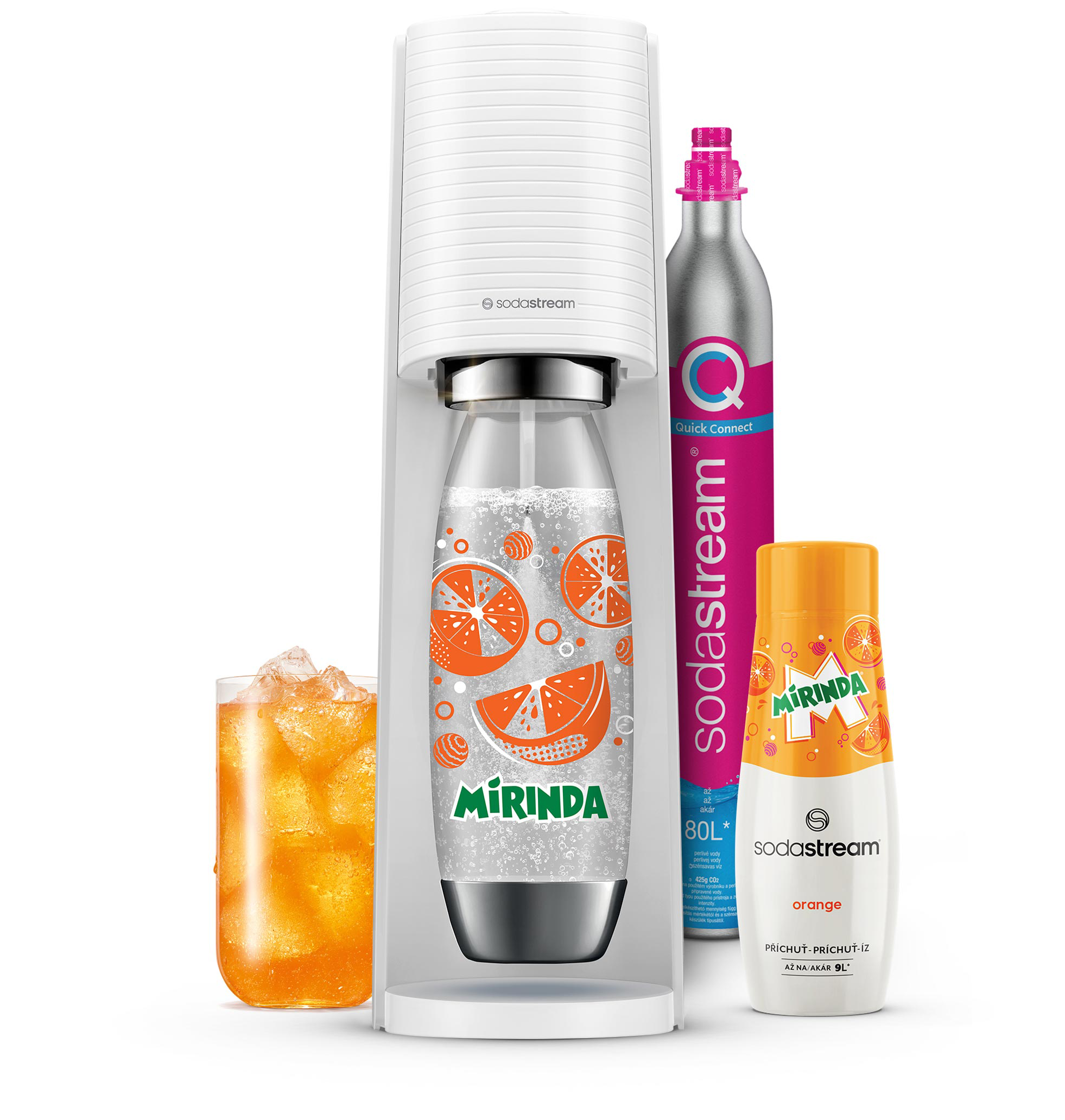 SODA STREAM SM TERRA White MIRINDA MegaPack