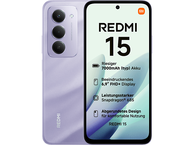 XIAOMI Redmi 15 128 GB Sand Purple Dual SIM