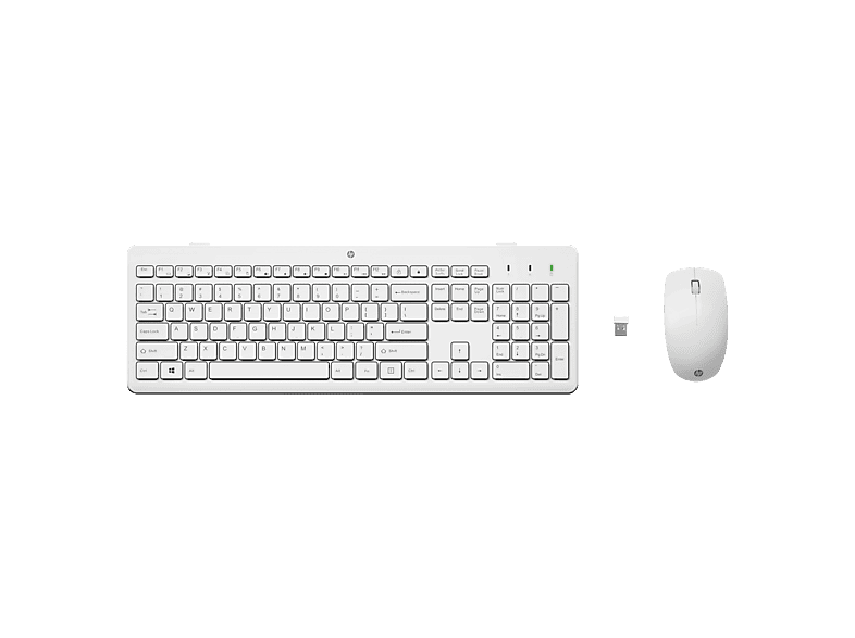 HP 230 Wrl Mouse And Keyboard White