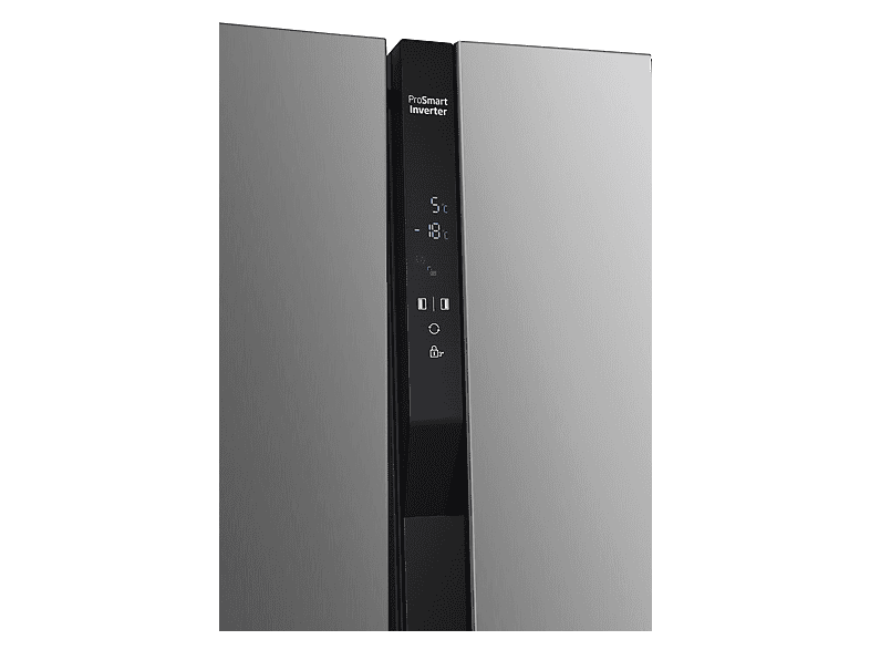 BEKO GNO5324XPN Side-by-Side (532 l, C, 1770 mm hoch, Edelstahl Look)