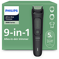 MediaMarkt PHILIPS MG3945/15 Philips Series 3000 9 in 1 Multigroom Zwart aanbieding
