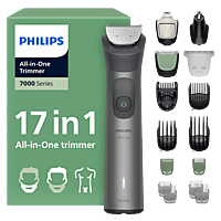 MediaMarkt PHILIPS MG7951/15 Philips Series 7000 17 in 1 Multigroom Donker grijs aanbieding