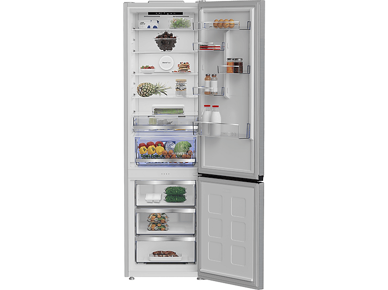 BEKO B5RCNA416HXB Kühlgefrierkombination (C, 415 l, 2035 mm hoch, Edelstahl-Look)