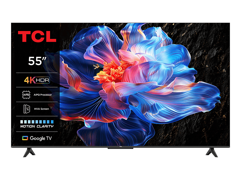 TCL 55P6K TV (Flat, 55 / 139 cm, UHD 4K, Smart TV, Google TV)