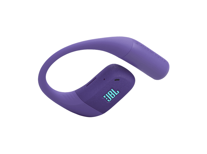 Auriculares conducción de aire - JBL Endurance Zone, Autonomía 32 h, IP68, OpenSound, 4 micrófonos, Morado