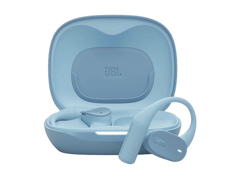 Auriculares conducción de aire - JBL Sense Lite, Autonomía 32 h, IP54, OpenSound, 4 micrófonos, Azul