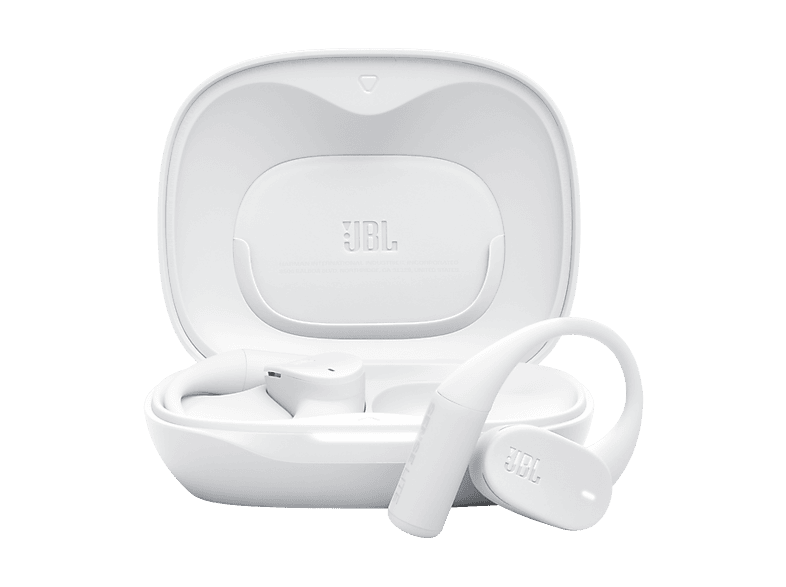Auriculares conducción de aire - JBL Sense Lite, Autonomía 32 h, IP54, OpenSound, 4 micrófonos, Blanco