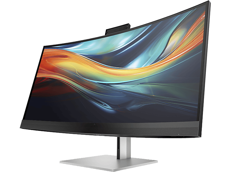 HP Series 7 Pro 740pm, 39,7 Zoll Monitor, UHD 5K, 5 ms Reaktionszeit, 300 cd/m², 60 Hz, Schwarz/Silber — Foto 2 von 5