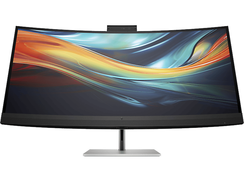 HP Series 7 Pro 740pm, 39,7 Zoll Monitor, UHD 5K, 5 ms Reaktionszeit, 300 cd/m², 60 Hz, Schwarz/Silber