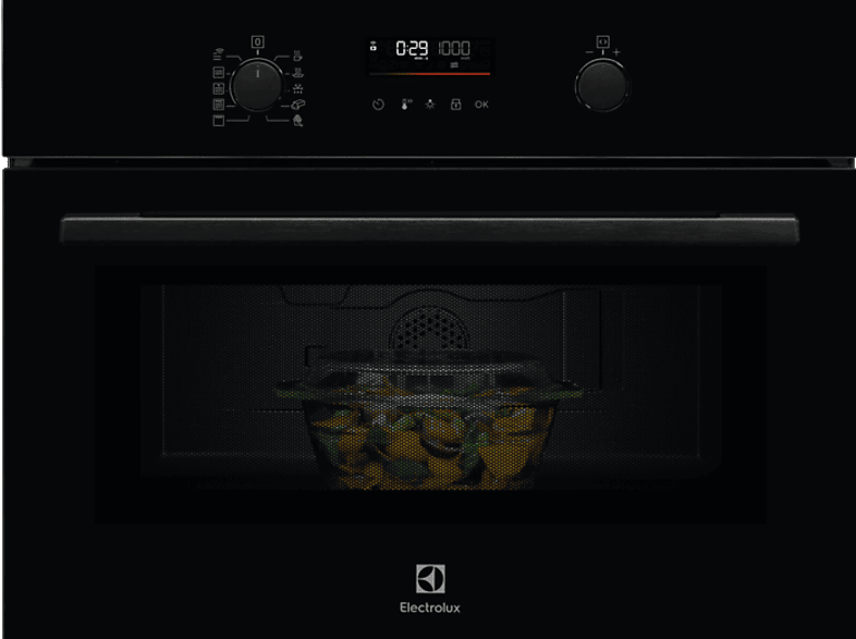 Kuchenka mikrofalowa ELECTROLUX LVM6E46Z 1000W średnica 36 cm pojemność 44L Czarny